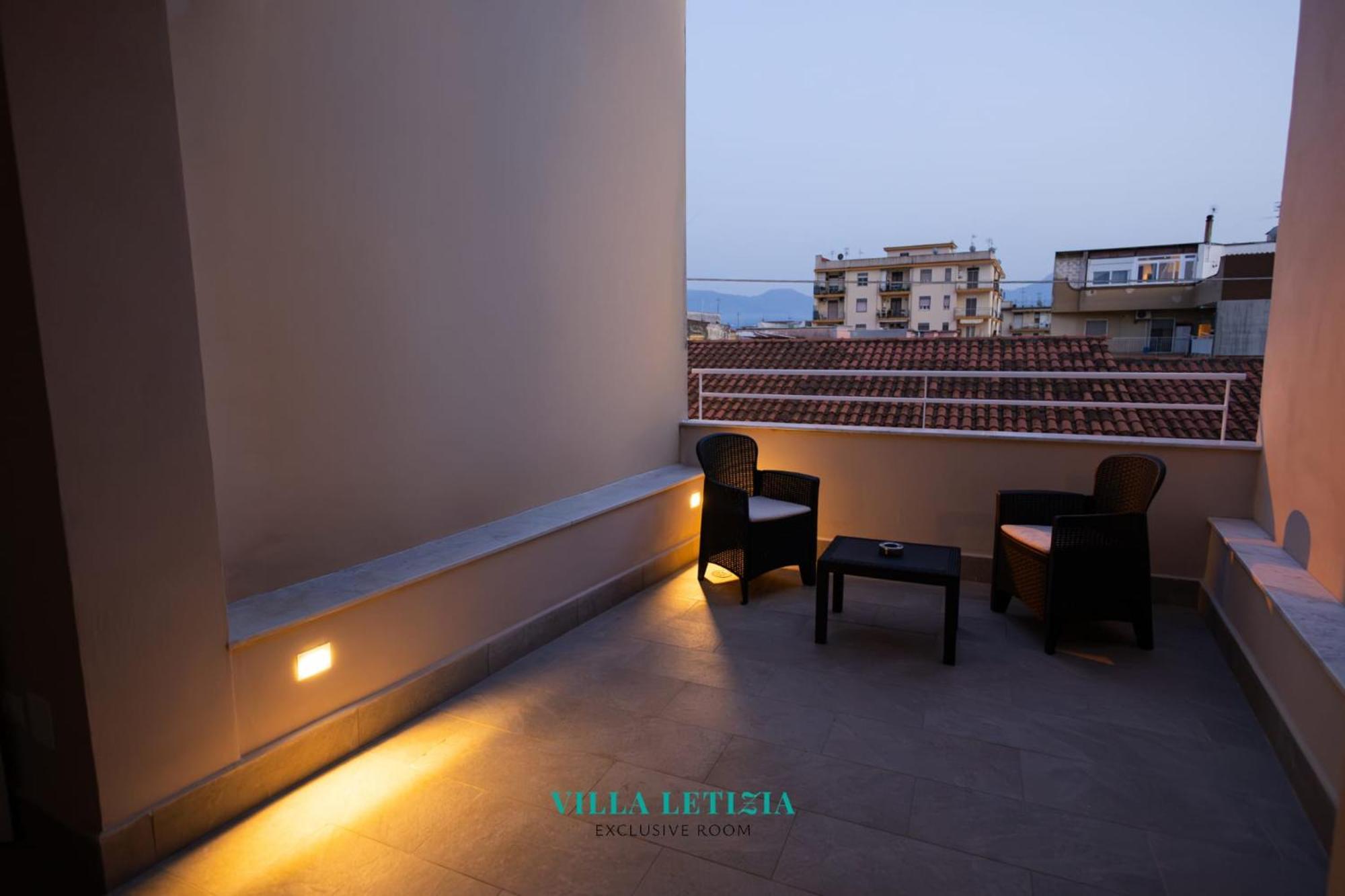 Villa Letizia - Sky Blu Pompei Room ボスコレアーレ エクステリア 写真